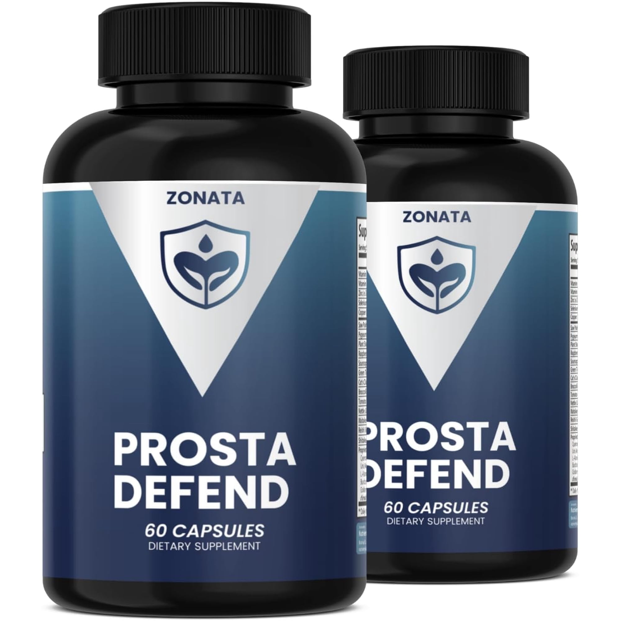 (2 Pack) Zonata Prosta Defend Prostate Support Supplement, Prosta Defend Male Support - 120 Count