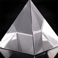 thumbnail image 5 of 2X Prism Optical Glass Pyramid 40mm High Rectangular Polyhedron Suitable for Teaching Experiments,2 x pyramid prism,transparent, 5 of 6