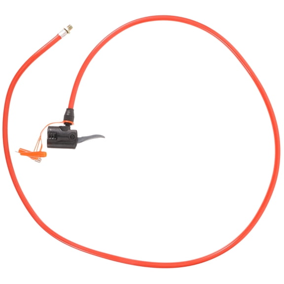 ROSENICE 1Set Red TPU Metal Air Hose Tire Inflator Fitting For Cycling Accessories