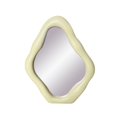 thumbnail image 2 of Espejo de maquillaje para colgar en la pared, espejo de tocador para mesa, regalo para niña, espejo cosmético para dormitorio, tocador para encimera Amarillo, 2 of 9