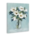 thumbnail image 2 of Stupell Industries Traditional Magnolia Blossoms on Blue Canvas Art, 36 x 48, by Janet Tava, 2 of 8