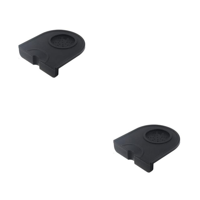 Cuchara de metal Matsuzay CBP470538 antideslizante superficie lisa alfombrilla nivelador de cocina Negro Semicírculo/S 2piezas