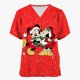 thumbnail image 3 of Blusa médica con estampado navideño de Mickey Mouse, talla 5xl, uniforme de manga corta, uniforme de médico y enfermera, blusas de trabajo para centros de revisión para niños, 3 of 5