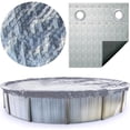 thumbnail image 1 of Swimline Hydrotools Silver King Winter Cover for 16x25 Ft Above Ground Pools, 1 of 7