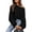 Black, variant on PRETTYGARDEN Women's Off The Shoulder Sweater Fall Fashion Pullover Long Sleeve Boat Neck Oversized Ribbed Knit Tops