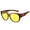 02 Amber leopard-Night Vision Lens, variant on Night Vision Driving Glasses Fit Over Eyeglasses for Men Women Polarized Nighttime Glasses Oversized Lens