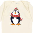 thumbnail image 4 of Inktastic Cuddly Christmas Penguin Boys or Girls Long Sleeve Baby Bodysuit, 4 of 5