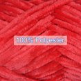 thumbnail image 5 of Uxcell 2Pcs Velvet Yarn Chenille Yarn 2x100g/7.1oz 174 Yards Total Length Super Bulky Polyester Soft Blanket Yarn Red, 5 of 7