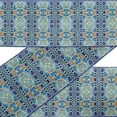 thumbnail image 3 of IBA Indianbeautifulart Brown Stripe & Paisley Ethnic Fabric Lace Dressmaking Velvet&nbsp;Trim&nbsp;Tape Printed Sewing Lace 9 Yards 2 Inches, 3 of 8