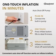 Beautyrest 20 in. Luxaire Full Size Luxury Air Mattress with Auto Shut-off Pump, Cooling Top