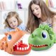 thumbnail image 2 of Dinosaur Surprise Finger Biting Toy Safe Practical Joke Props Prank Gag Toy For Kids Birthday Party Family Entertainment brown, 2 of 5