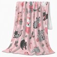 thumbnail image 2 of Holiday Cats Santa Hats Scarves Playing Yarn Wrapped, Playful Pet Portrait Pattern, Warm Flannel Blanket for Living Room and Bedroom, Cat Lovers Christmas Gift, Pet Lover Home Decor, 2 of 9