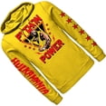 thumbnail image 4 of WWE Superstar Hulk Hogan Hoodie - Hulkamania - Mens World Wrestling Champion Costume Hoodie Sweatshirt Yellow, X-Large, 4 of 7