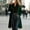 Green, variant on Womens Velvet Wool Coats Single Breasted Trench Coats Long Wool Coat Trench Coat Peacoat Jackets Fall Winter Dressy Peacoat