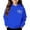 Swt 290# Blue, variant on WAYUTE Girls Sweatshirts Long Sleeve Hooded Sweatshirt with Double Heart Print Cute Casual Comfort Soft Pullover Top for Kids and Toddler