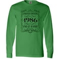 thumbnail image 3 of Inktastic Limited Edition 1986 One of a Kind Long Sleeve T-Shirt, 3 of 5