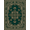 Green, Pattern 9, variant on ODIKA 8'x10' Washable Area Rug Non-Slip Chair-Friendly Mat Ivory Scroll Faded Border Chartreuse Colored Vintage Distressed Refined for Dining Room, Large Office, Lounge