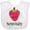 AA-White, variant on Inktastic Cute Strawberry Strawbaby Boys or Girls Baby Bib