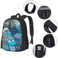 thumbnail image 3 of Gumball Backpack Cartoon Backpacks Lightweight Casual Travel Backpack The Amazing Anime World Of Gumball Backpack Unisex, 3 of 6
