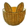 thumbnail image 2 of Easter Decorative Storage Basket with Rabbits Ears, for Home Organization and Desktop Storage, Paper Rope Woven Container, 1 Pc, 2 of 6