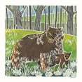 thumbnail image 2 of Lovell, Kathrine 12x12 Black Ornate Wood Framed with Double Matting Museum Art Print Titled - Wild Woodland III, 2 of 4
