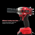 1/2" 21V Brushless Impact Wrench Torque Rattle Gun Electric