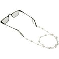 thumbnail image 3 of Beaded Eyeglass Chain Holder, Face Mask Lanyard Holder, Fashion Lanyard Necklace, Paloma Silver, 3 of 7