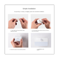 thumbnail image 3 of LED Motion Sensor Night Light 3000K Stick-On Closet Light with Dusk to Dawn Sensor for Cupboard White, 3 of 7