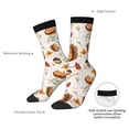 thumbnail image 4 of Logiee Squirrel Print Adult Socks for Men & Women,Calf Socks, Ankle Socks,Boots Socks,Breathable Casual Sock,Unisex Crew Socks, 4 of 6