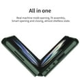 thumbnail image 3 of Cover for Samsung Galaxy Z Fold 3 Case 2021[5G],Stylish Luxury Plating Transparent All-inclusive Protection Shockproof Protective Case With Screen Protector For Samsung Galaxy Z Fold 3 5G,Darkgreen, 3 of 4