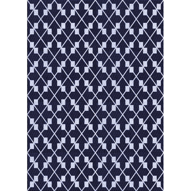 Ahgly Company Tapis d'Intérieur Lavables à la Machine, Rectangle de Transition Bleu-Violet Clair, 5' x 8'