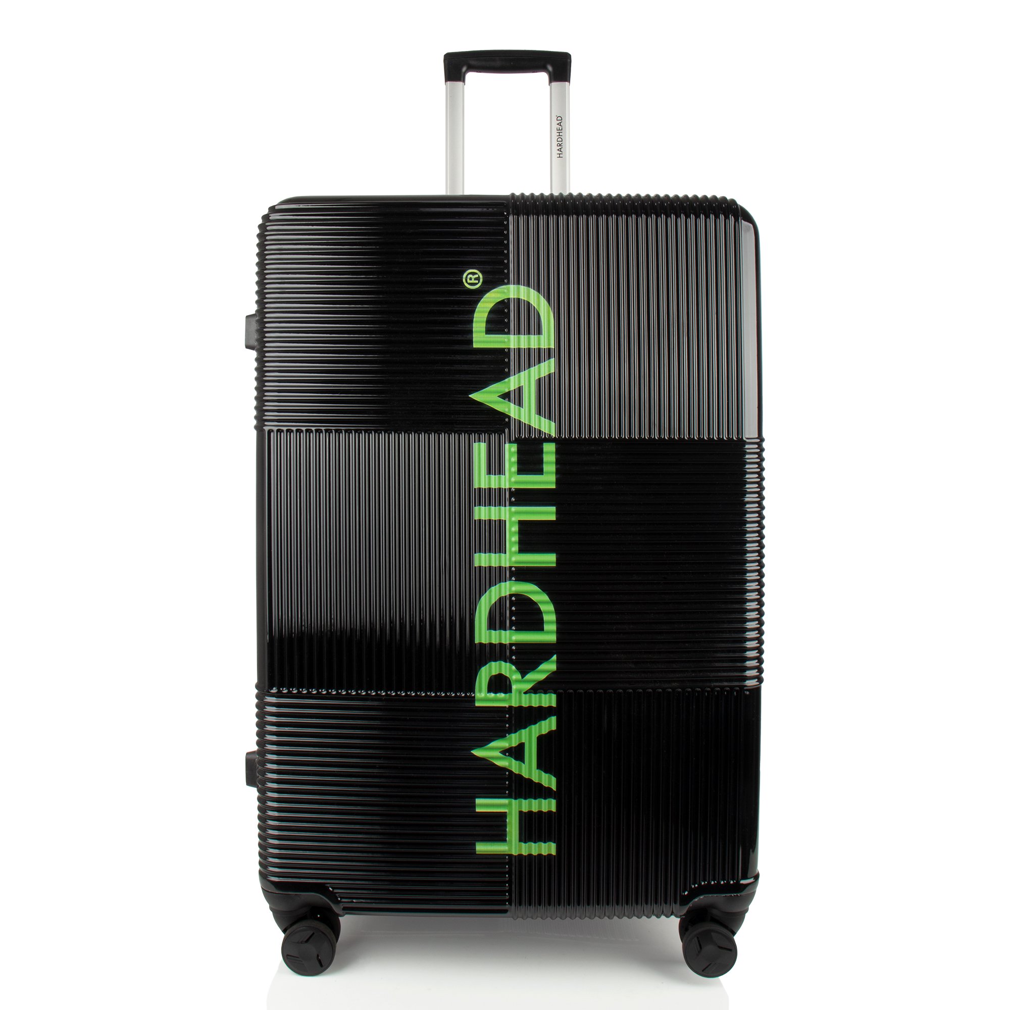 Luggage 30 Inches Reflex Hardside Travel Suitcase Hardhead Black