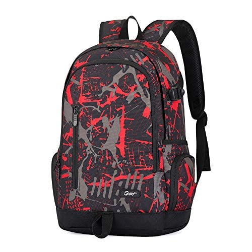 Mochila viaje Rickyh hombres y mujeres, ligera para escuela con compartimento portátil