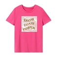 thumbnail image 1 of Camiseta de mujer con cuello redondo, camisetas de verano a la moda para el trabajo, calle, oficina, senderismo SG, 1 of 7