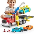thumbnail image 1 of Grúa de juguete Vroomix Kids con 2 coches Transformation de 3 a 7 años, 1 of 9