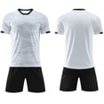 thumbnail image 2 of Moggemol Kids Boys Football Game Training Sport Outfits Short Sleeve Stylish Print T-shirt and White Type A 5XS, 2 of 6