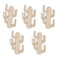 thumbnail image 3 of 5 Piezas Colgando Carteles de Embalaje de Etiquetas Ornamentos de Natural Rebanadas de Inacabado en apariencia de Artesanía BLESIY Saguaro Cactus Etiquetas de madera, 3 of 8
