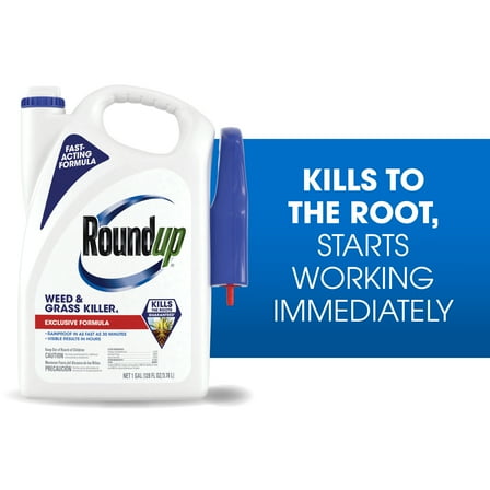 Roundup Weed and Grass Killer4 with Trigger Sprayer, 1 gal.