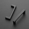 thumbnail image 2 of QUETO 10 Pack Solid 3 Inch Square Kitchen Cabinet Pulls, Matte Black Cabinet Pulls, Drawer Pulls, Kitchen Cabinet Hardware, Flat Black Kitchen Pulls, 2 of 5
