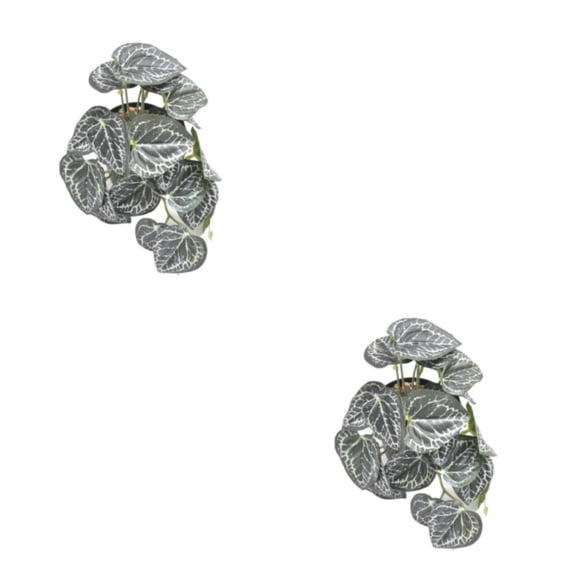 Hojas artificiales Bewildely de plástico ABS Amigables con la piel y seguras para reptiles
