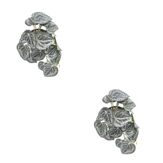 Hojas artificiales Bewildely de plástico ABS Amigables con la piel y seguras para reptiles