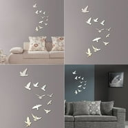 Flock of Birds Flying Wall Decals Stickers Peel and Stick Wall Art ...