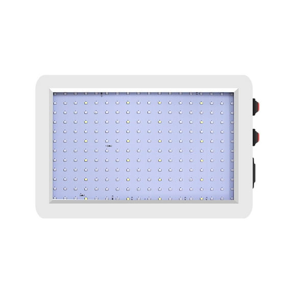 LED Grow Light Full Spectrum, 216 Bead Planting Light Greenhouse Plant Light, Plant Grow Light with Veg & Bloom Switch for Hydroponic Indoor Plants LED Grow Lamp with Daisy Chain (EU)