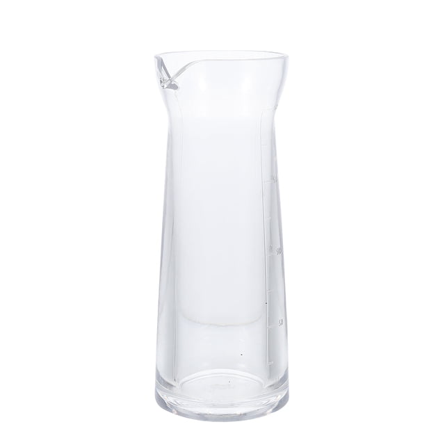 Decantador de vino transparente, portavasos de vidrio sencillo, de tamaño personal, accesorios para cócteles, dispensador de plástico.