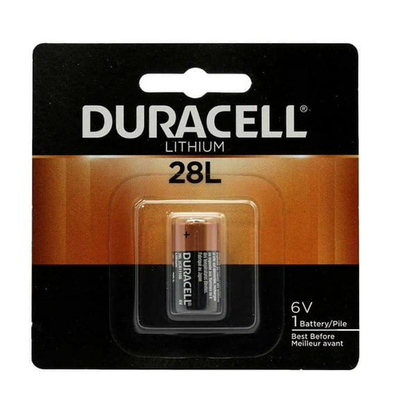 Duracell 28L Lithium Battery Compatible with 46V 2CR11108, L544, PX28L