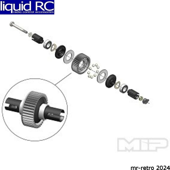 MIP MIP Ball Diff Kit Losi Mini-T/B 2.0 Series MIP20090 Electric Car/Truck Option Parts