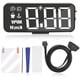 thumbnail image 3 of Pantalla de parabrisas, pantalla HUD para coche, OBD2, alarma de exceso de velocidad, proyector de pantalla de parabrisas, funcionalidad inteligente, 3 of 8