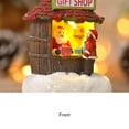thumbnail image 1 of VONKY Christmas Village Snow Scene Decor Add Charm To Home With Exquisite Handmade Resin House Small Trees B, 1 of 6