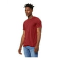 thumbnail image 2 of Bella+Canvas 3001cvc Unisex Heather CVC SS Tee-Heather Canvas Red-2XL, 2 of 5