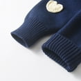 thumbnail image 7 of hengsof Baby Girls and Toddlers Long Sleeve Knitted Button Cardigan, Heart Print Top, 7 of 7